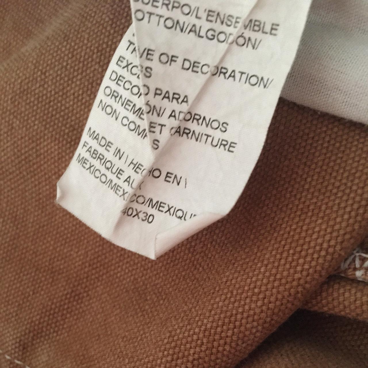 Dickies tan carpenter trousers in W40 L30. In good... - Depop