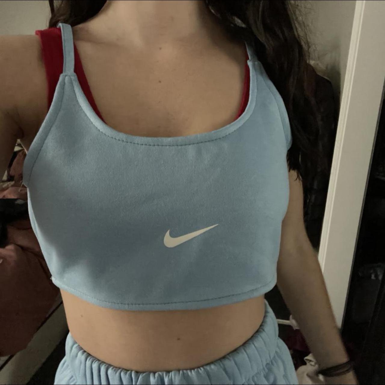 Nike sports bra size small runs more size - Depop