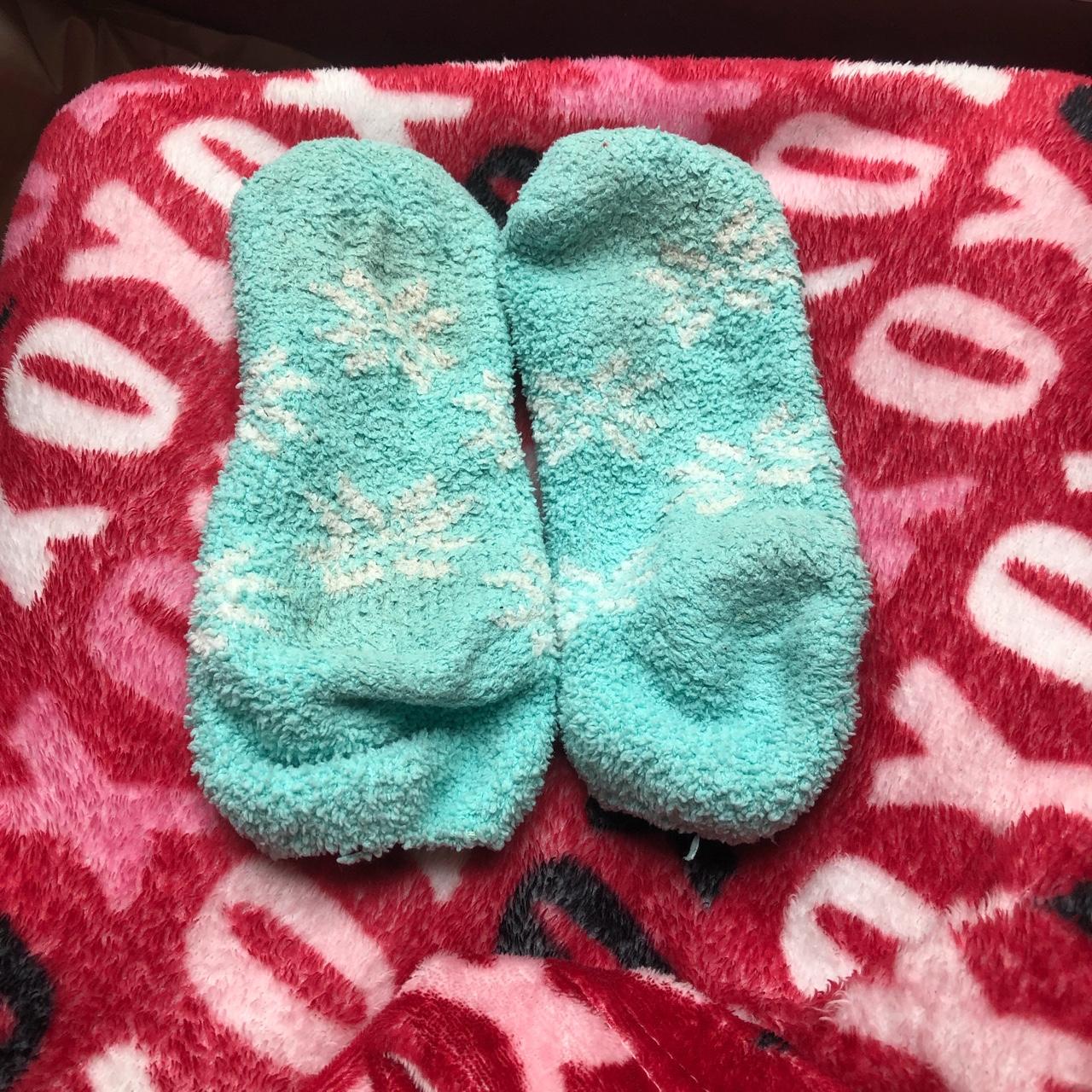 Fluffy Socks! Worn a few times! ) There’s some... Depop