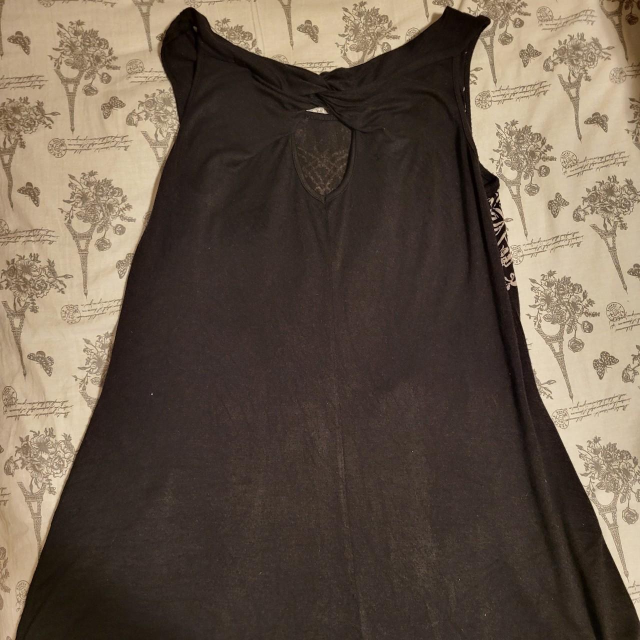 The COOLEST y2k gothic cross tank top dress!! It's... - Depop