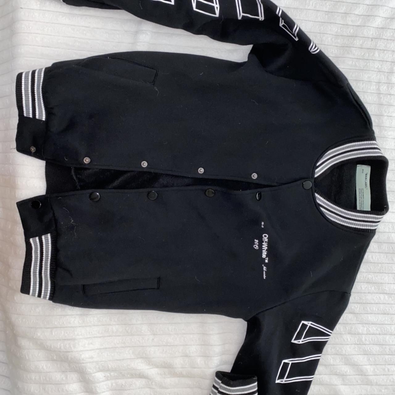 Off white store 3d varsity jacket