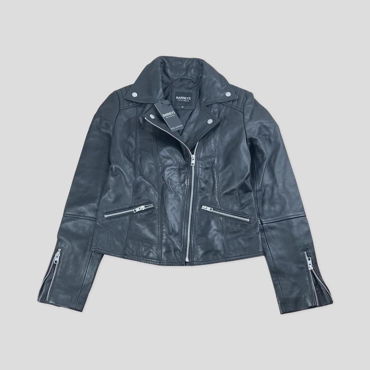 barneys original leather biker jacket