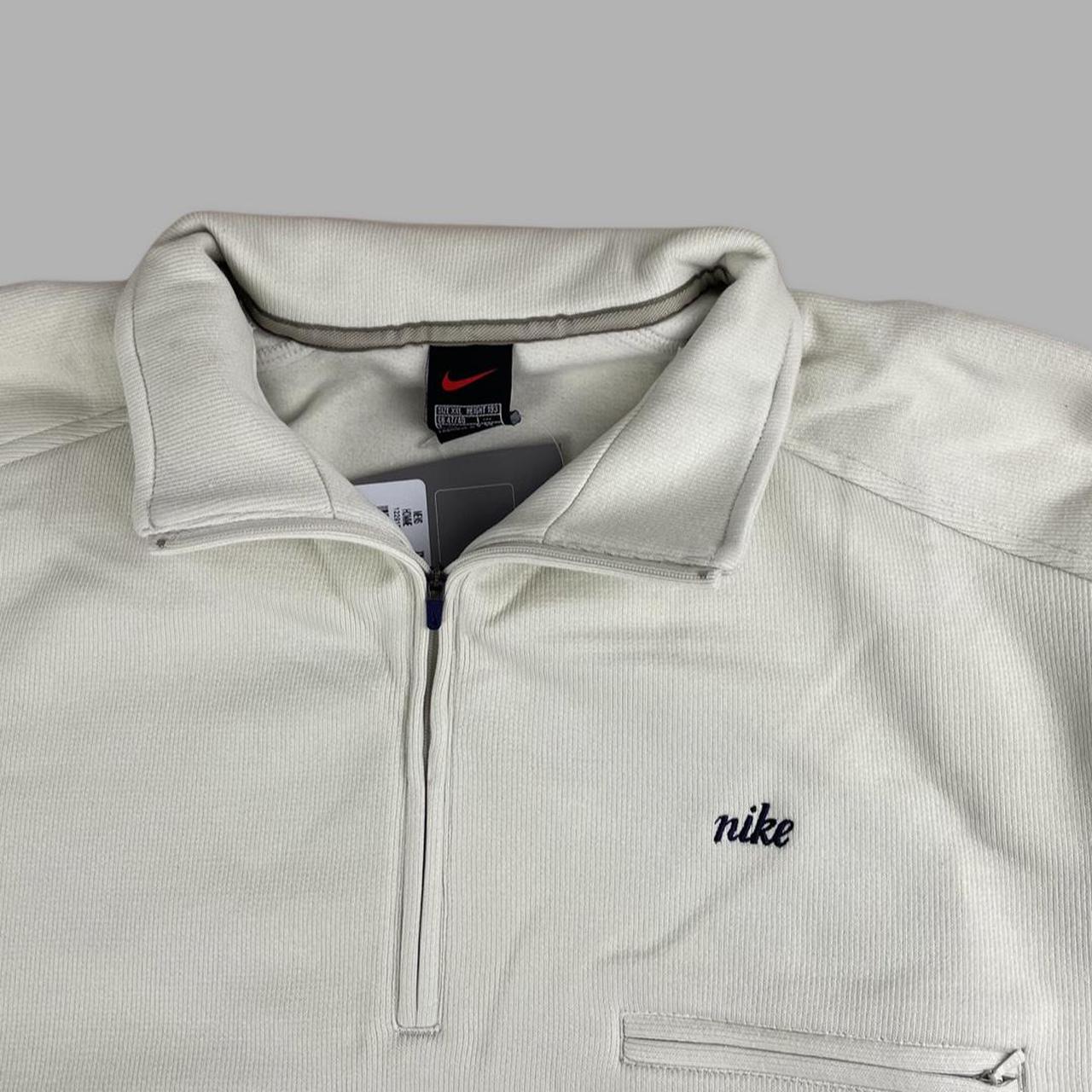 Nike beige half zip Clearance