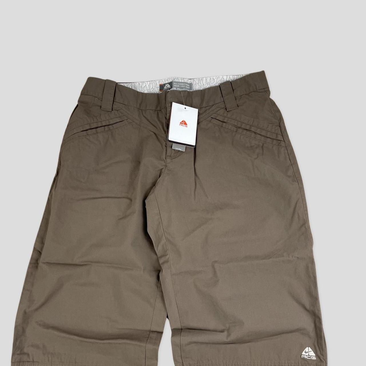 brown nike acg cargos