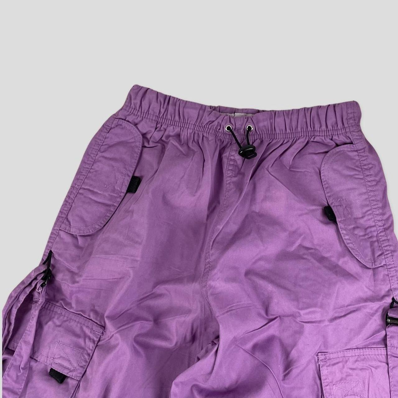 Criminal Damage Purple Cargo Pant