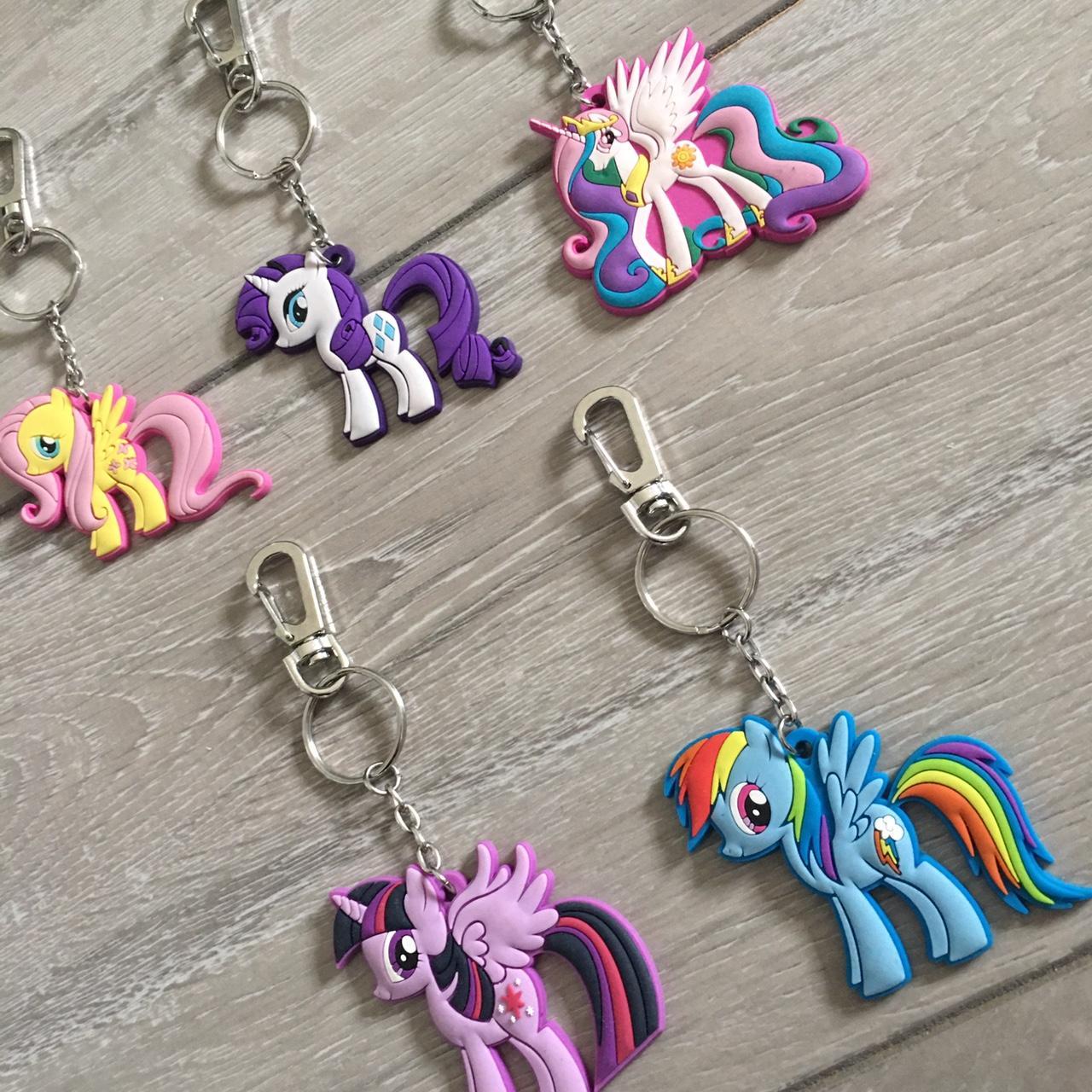 My little pony keychains 5 my little pony character... - Depop