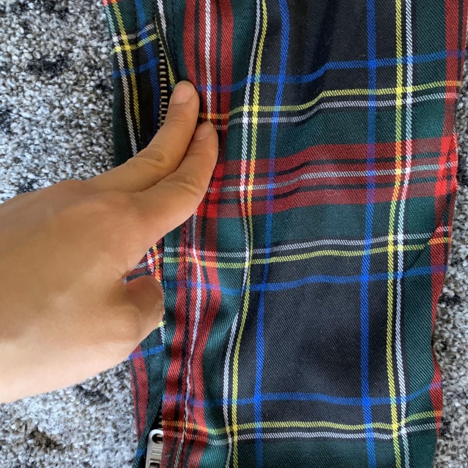 Mnml men's plaid pants. Fits a 32”-34” waist.... - Depop