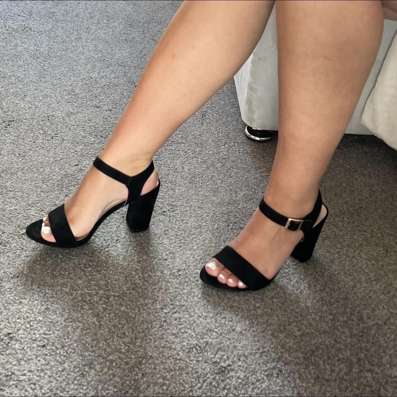 primark black heels