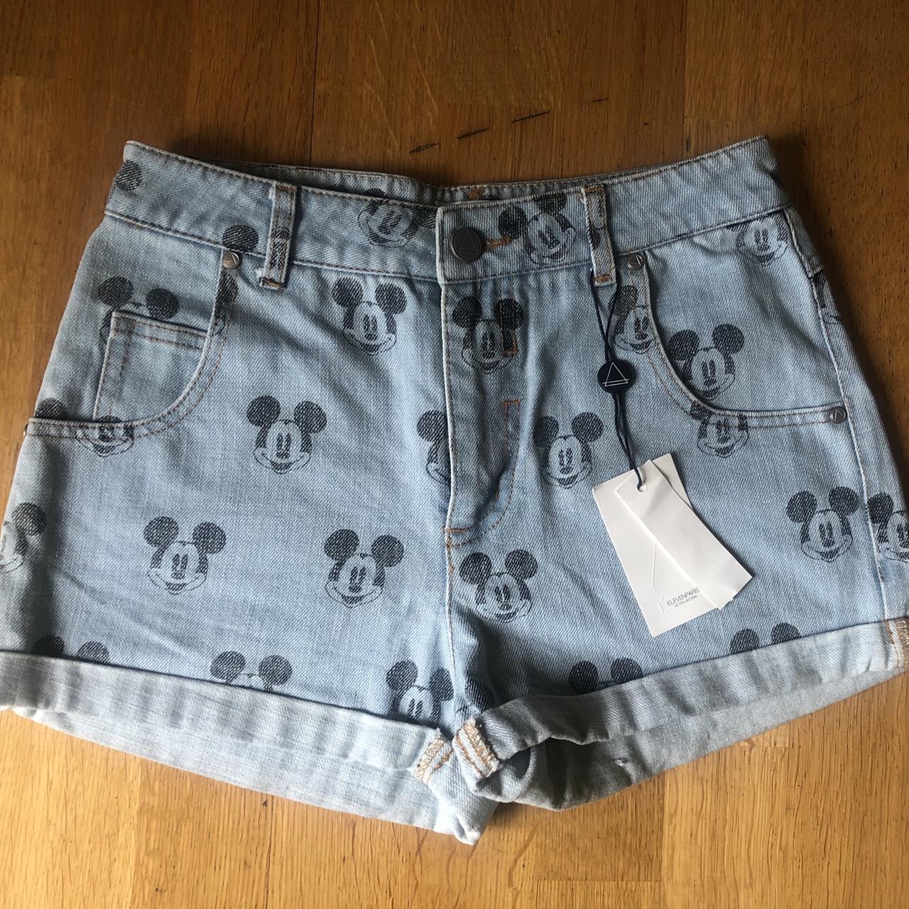 Mickey mouse denim on sale shorts