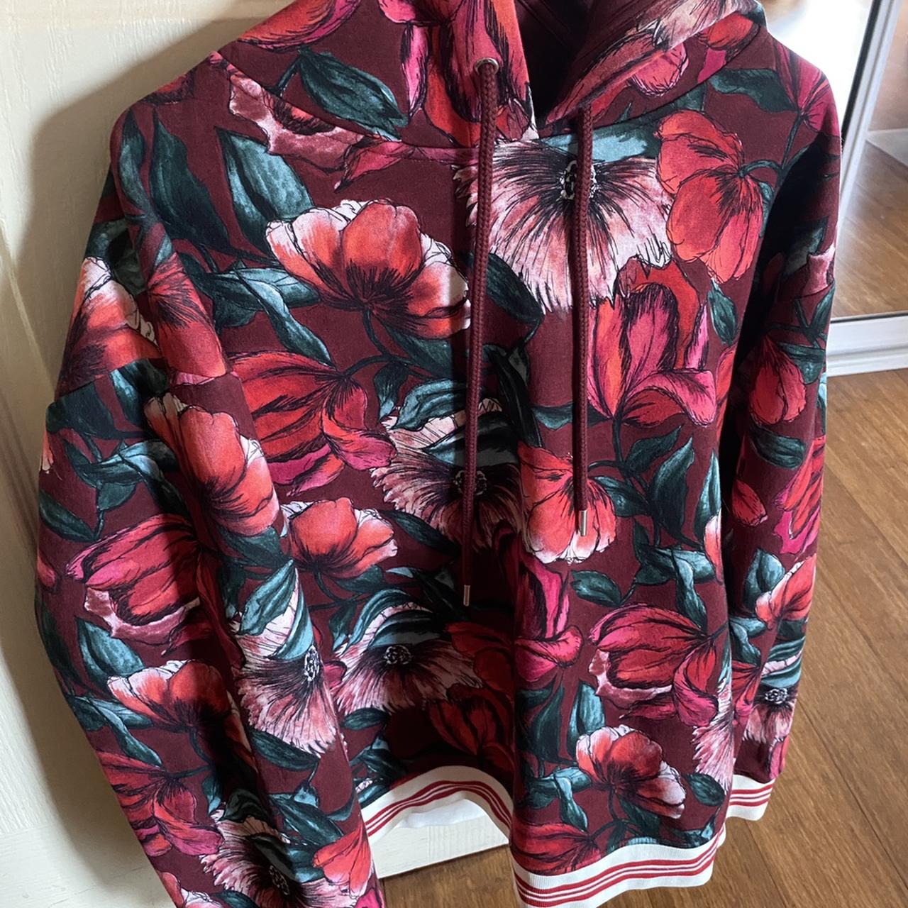 Sandro hoodie flower Clearance