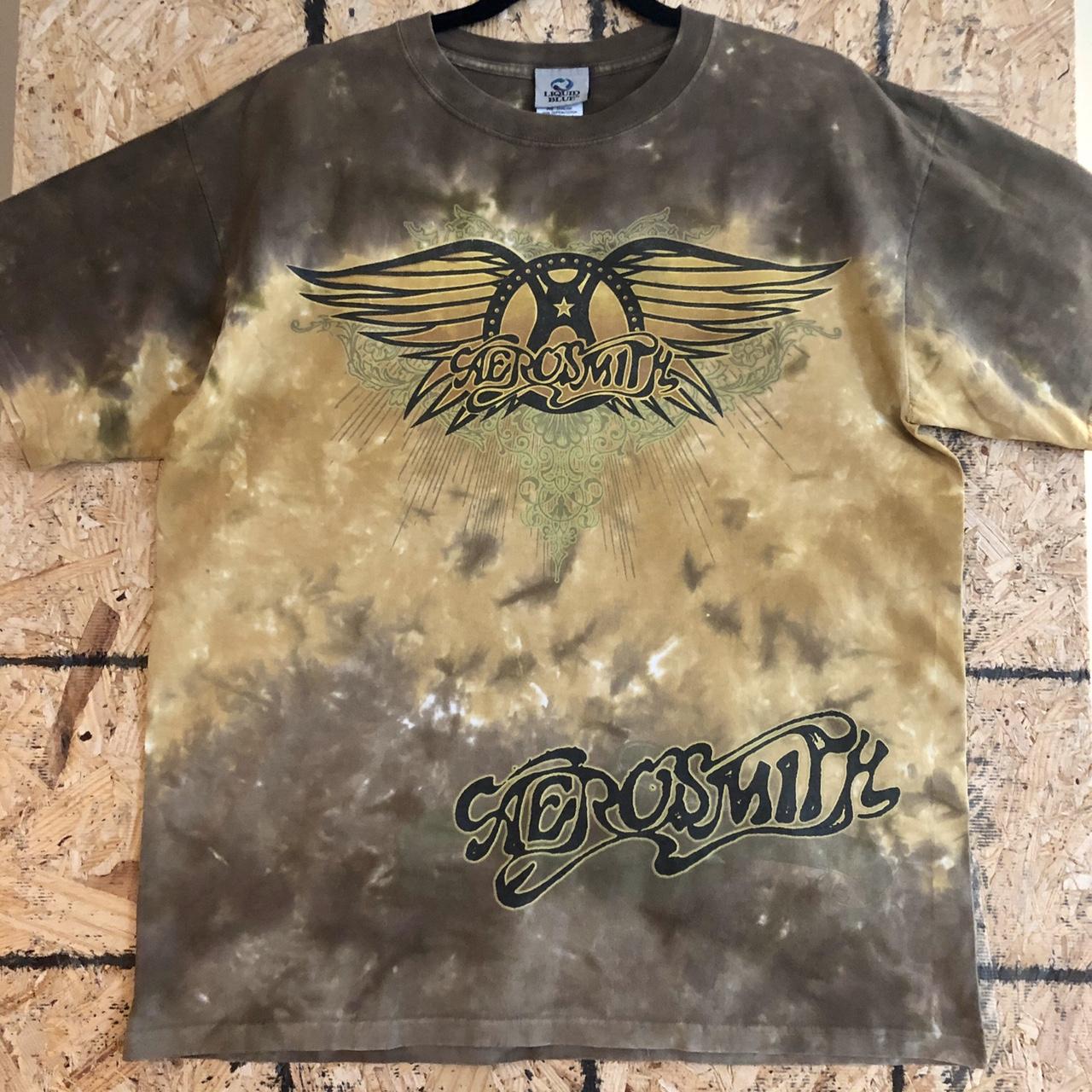 aerosmith tie dye shirt