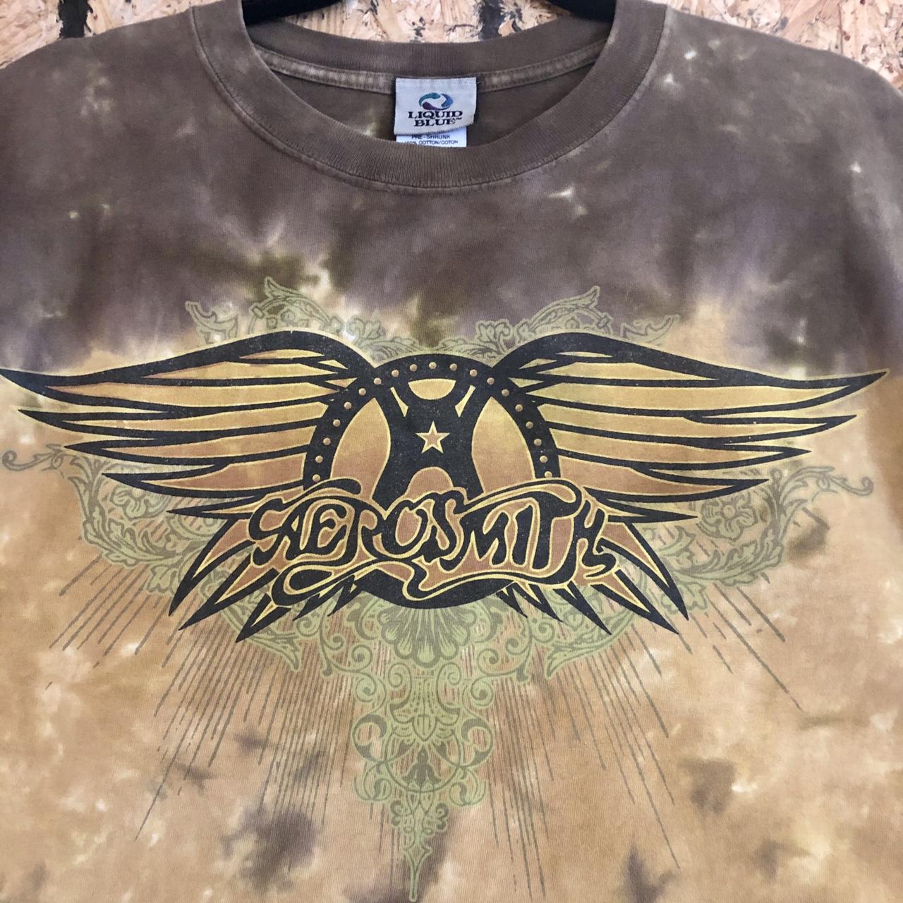 aerosmith tie dye shirt