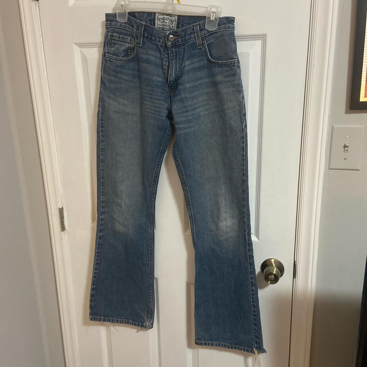 Levi Strauss Low Boot Cut Jeans. Worn many times.... - Depop