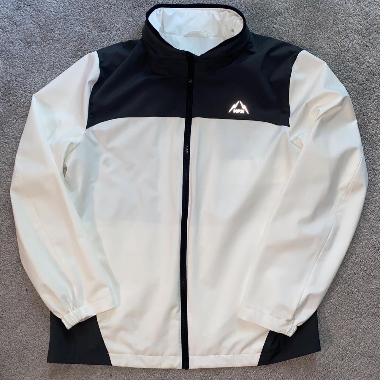 HFX Men's White and Grey Jacket