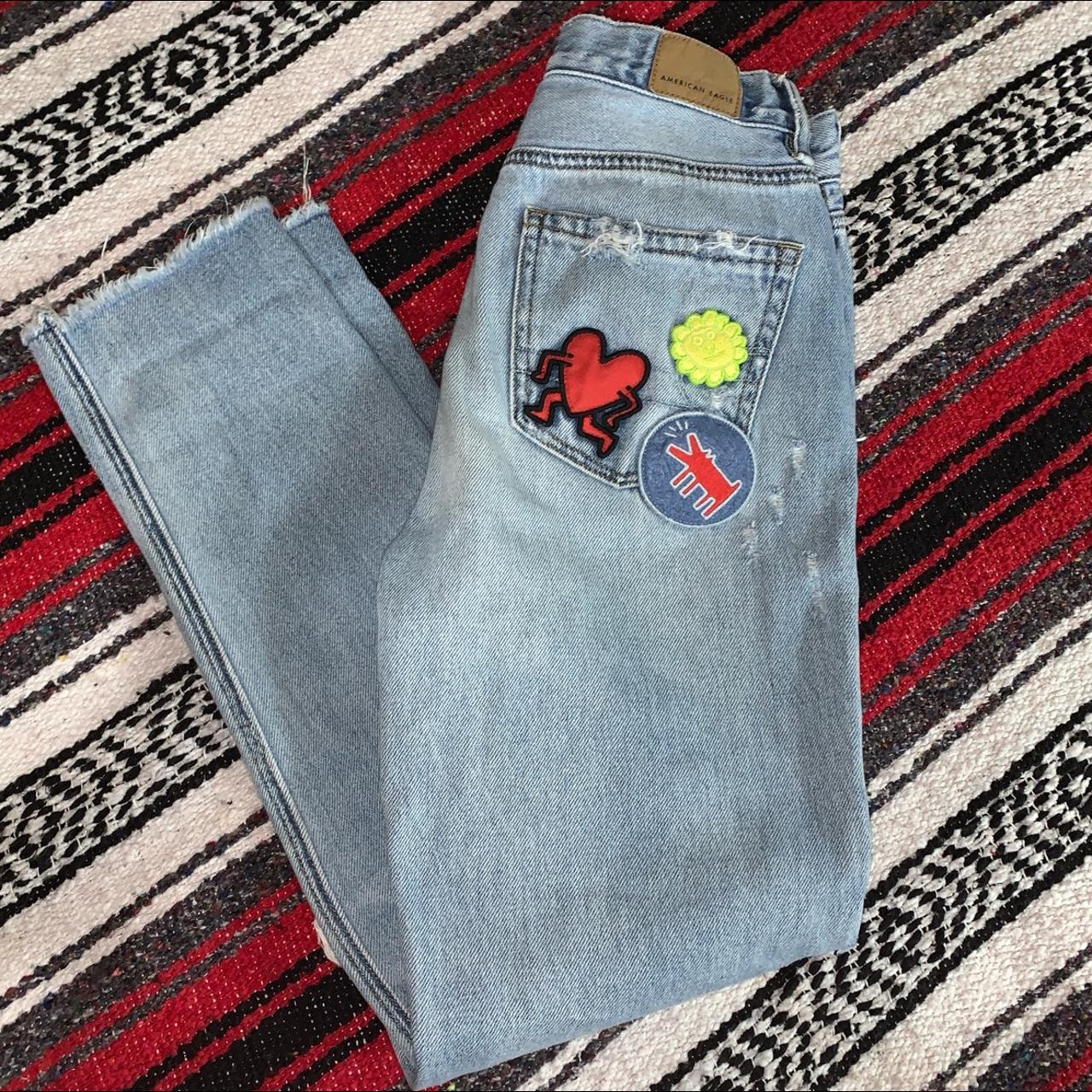 keith haring american eagle jeans