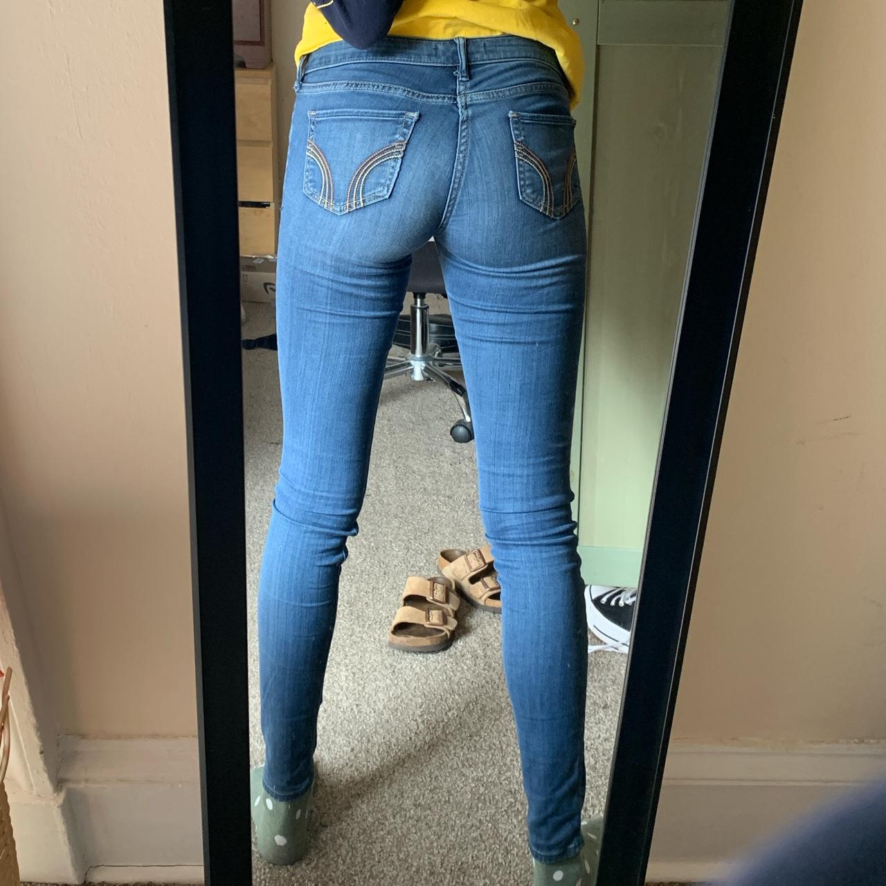 🍑 Low Waist Hollister Blue Jeans W27 L31 Well Yeh Depop 3770