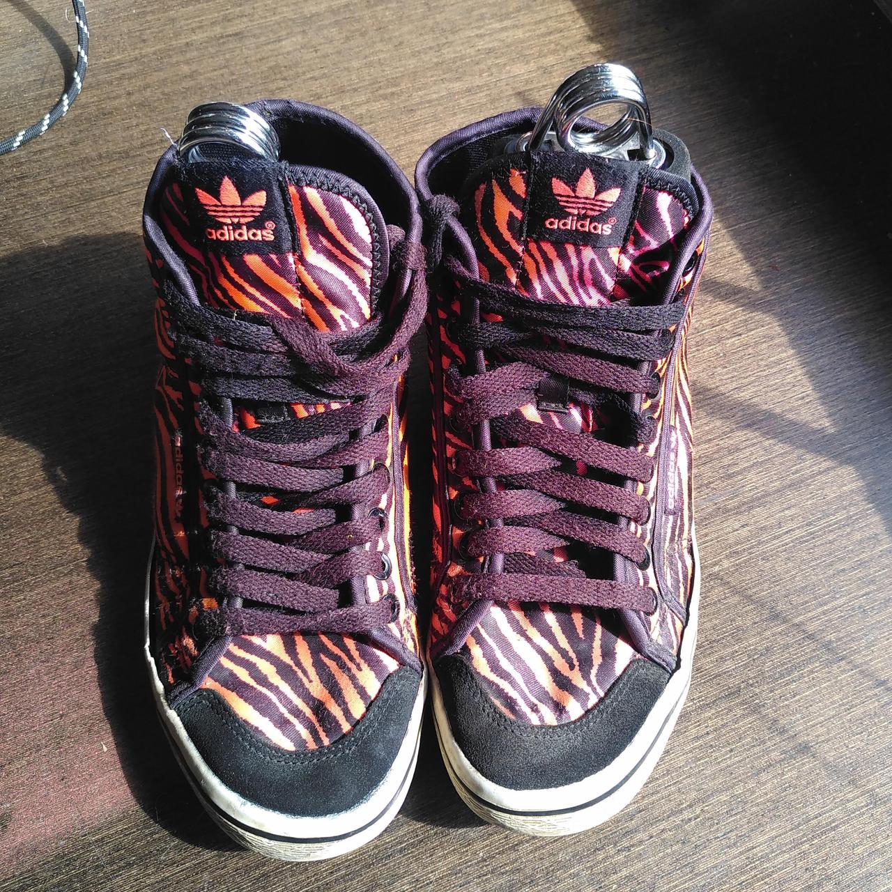 Really funny Adidas pink Tiger print