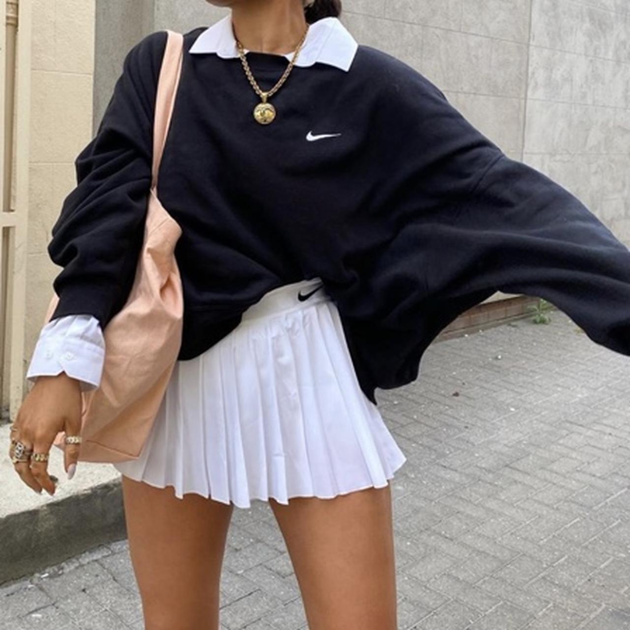 nike victory court tennis skirt white