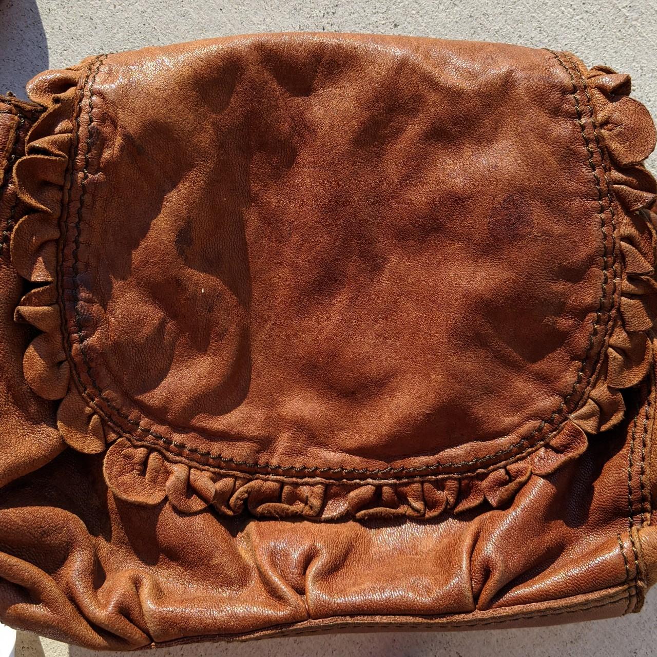 vintage y2k lucky brand Italian leather purse - Depop