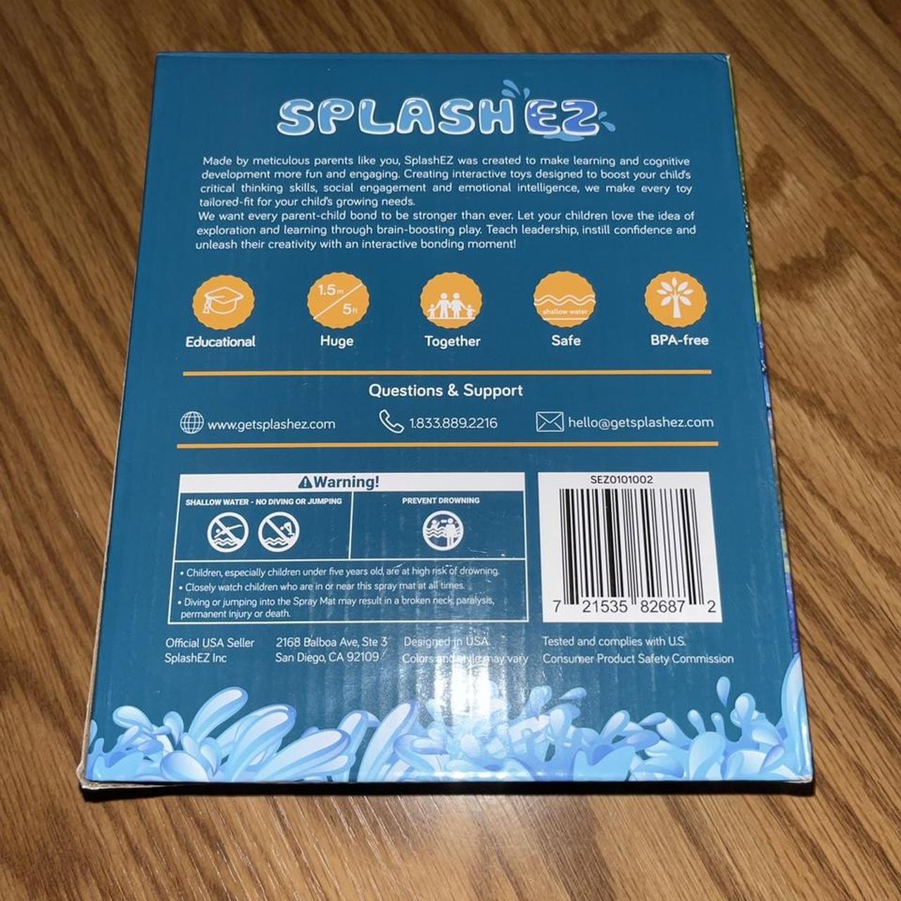 SplashEZ Splash Pad, Sprinkler for Kids and Wading... Depop