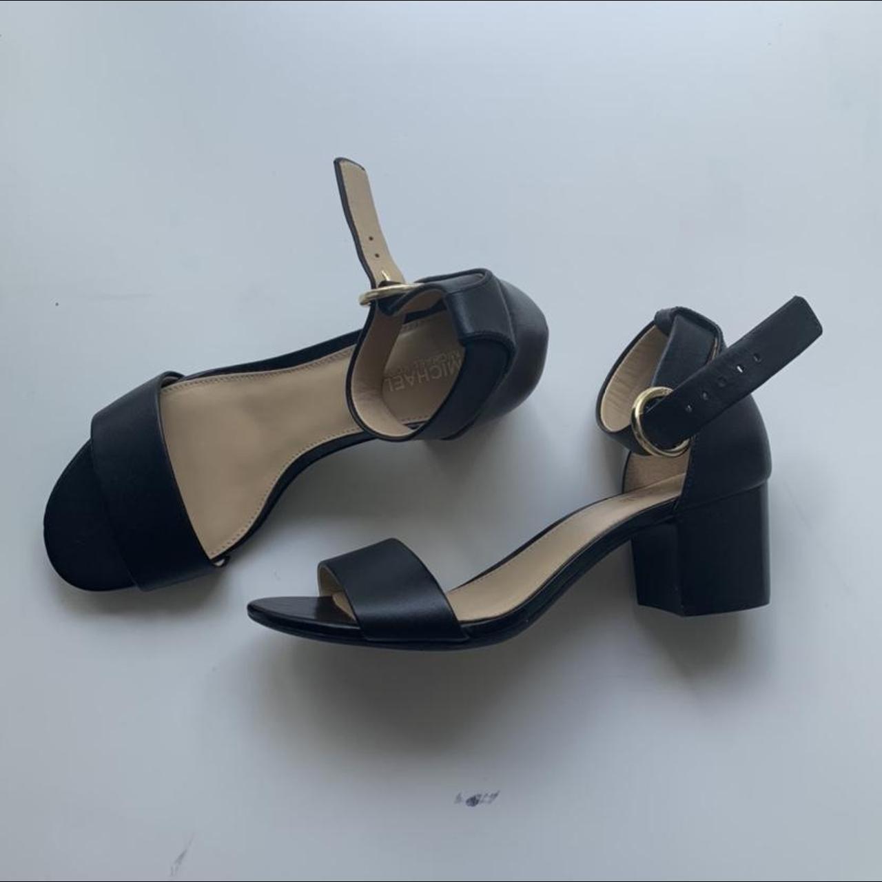 Michael kors lena block cheap heel sandal