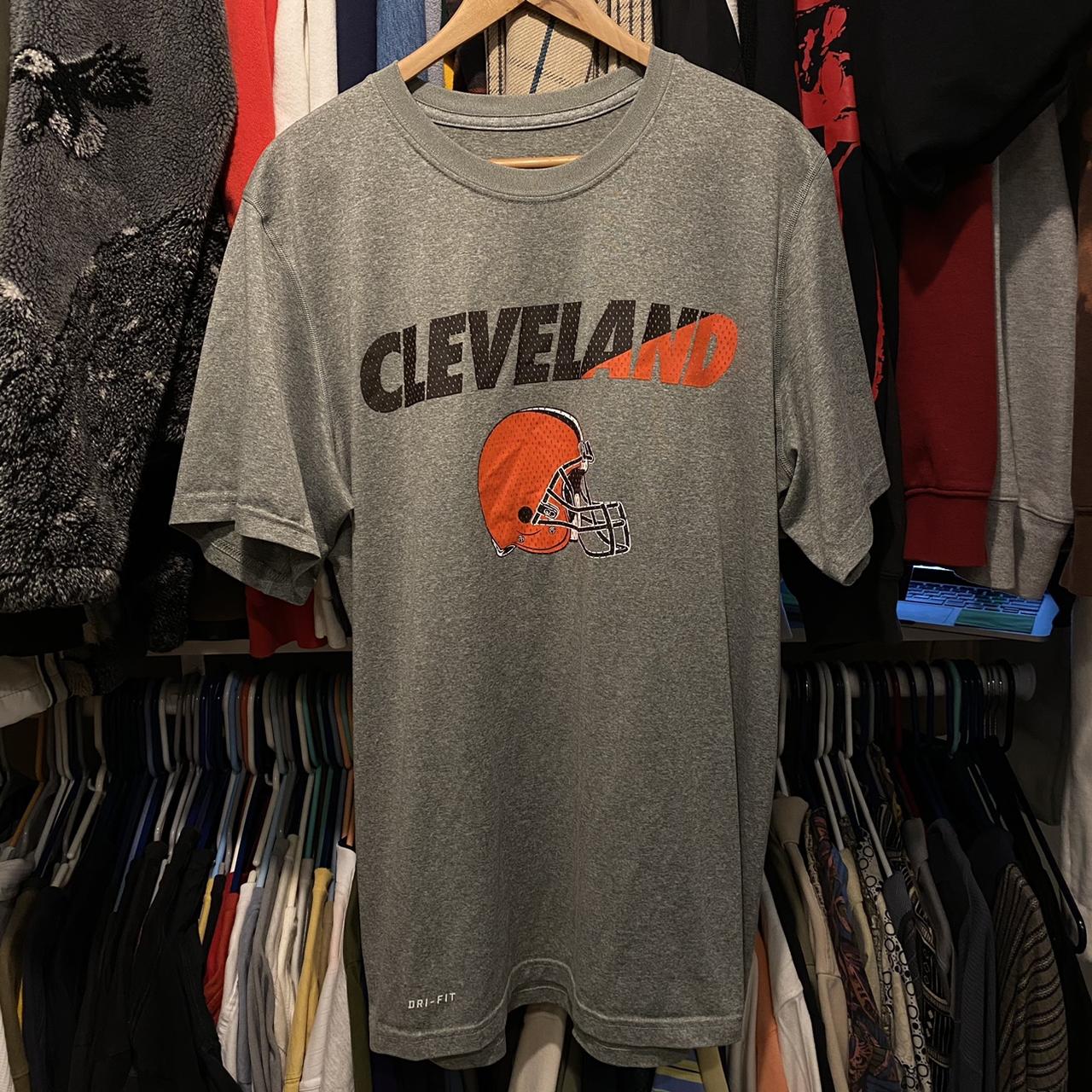 Nike Cleveland Browns Dri-fit Athletic Cut T-shirt - Depop