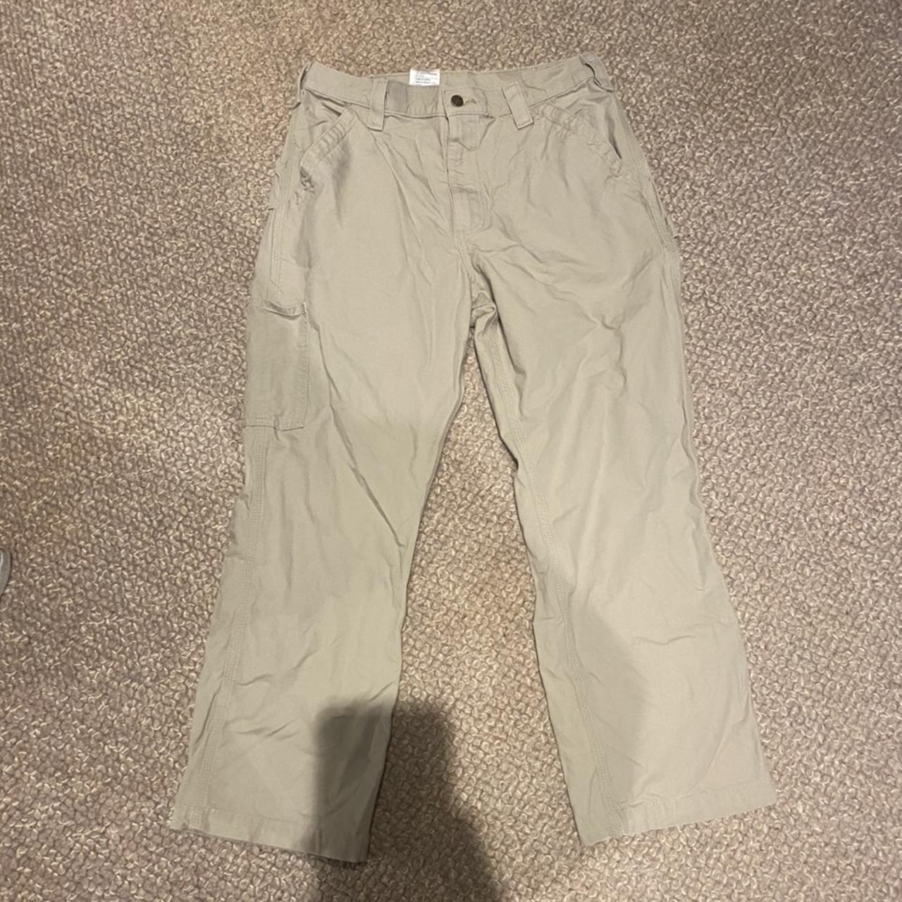 Vintage baggy carhartt khakis / carpenter... - Depop