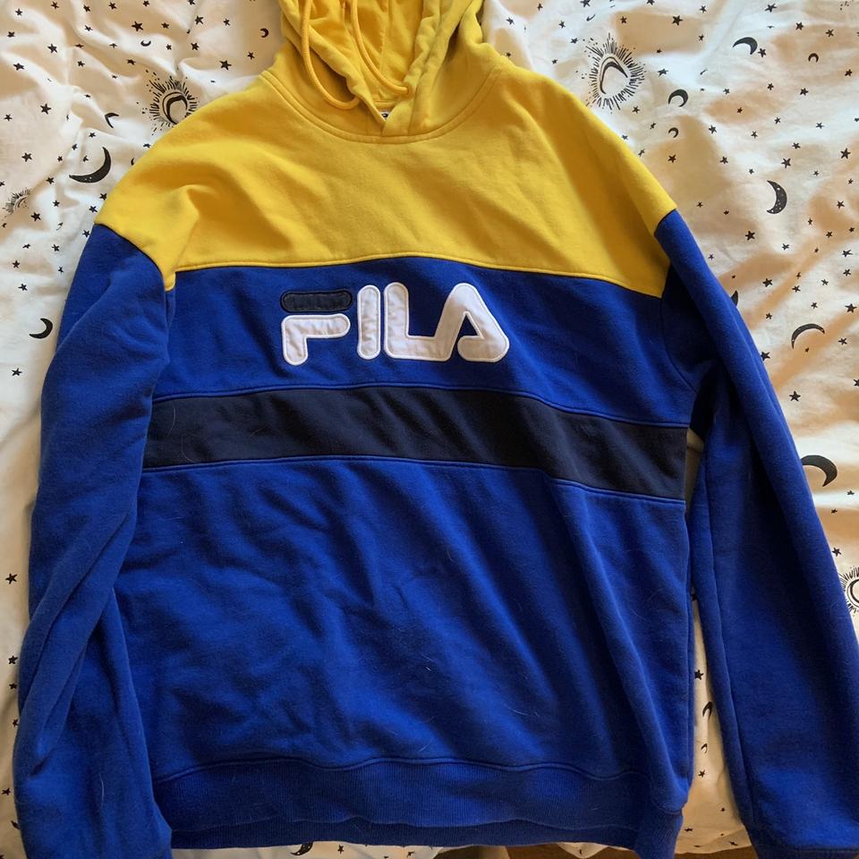 Fila hotsell yellow hoodie