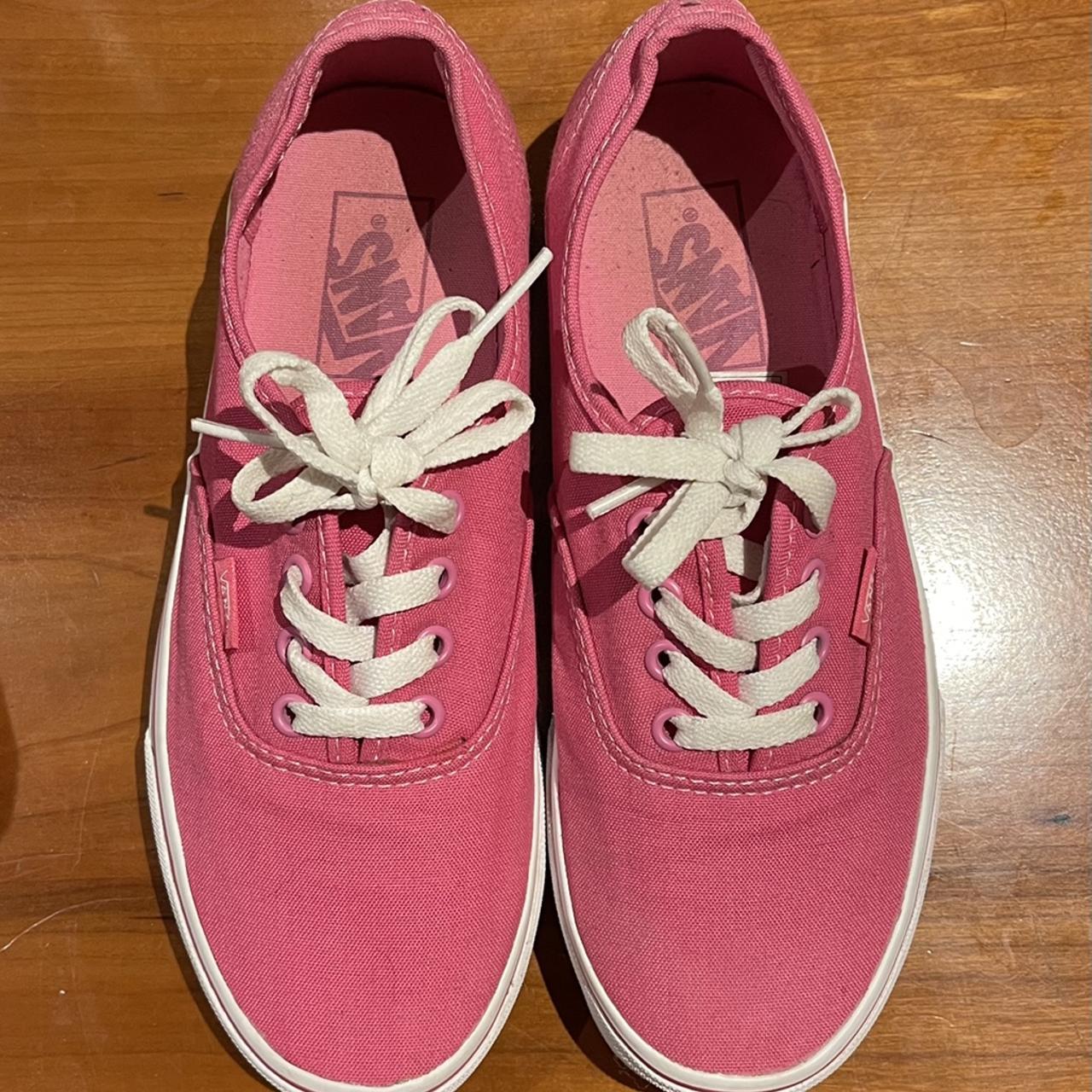 Pink vans hot sale size 5.5