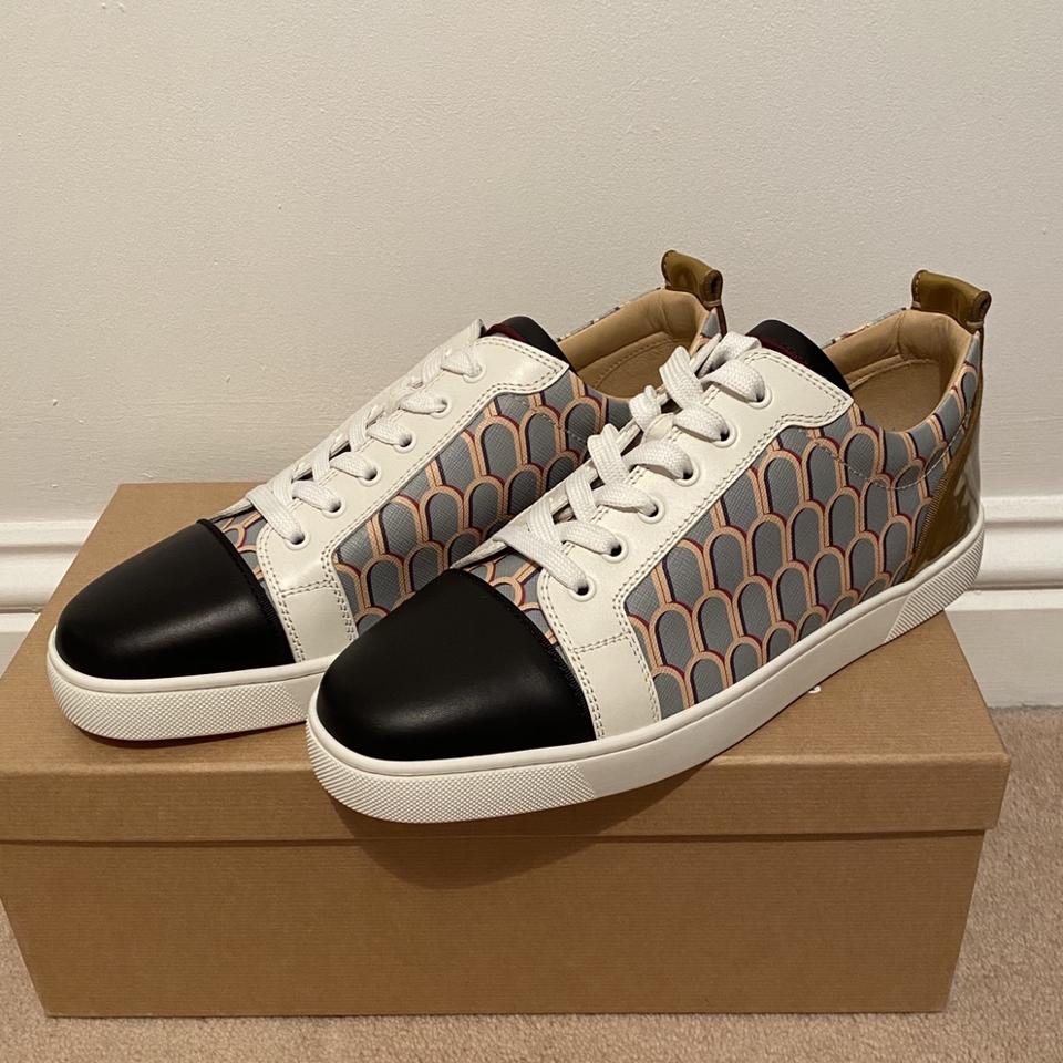 Christian Louboutin Louis Junior Spikes Orlato Flat - Depop