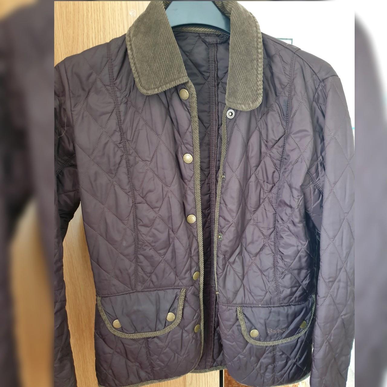 BARBOUR quilted jacket Women's brown Brabour jacket... Depop