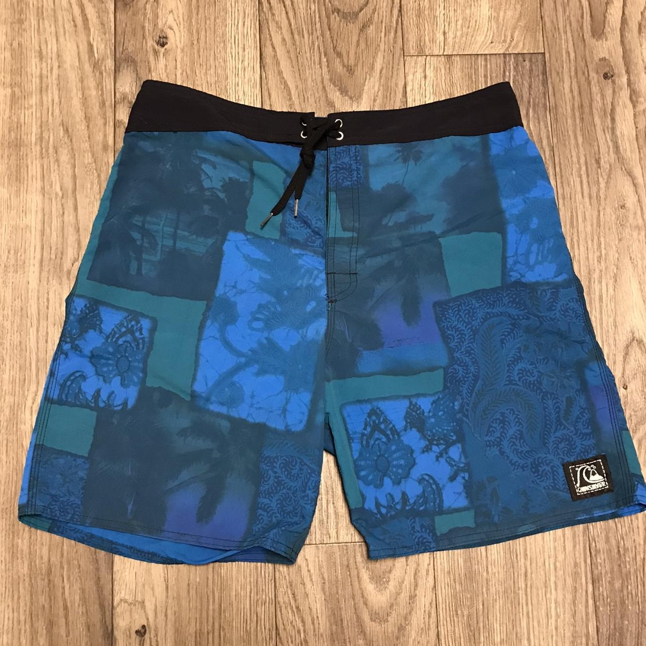 Vintage Quiksilver Board Shorts Quiksilver Mens... - Depop