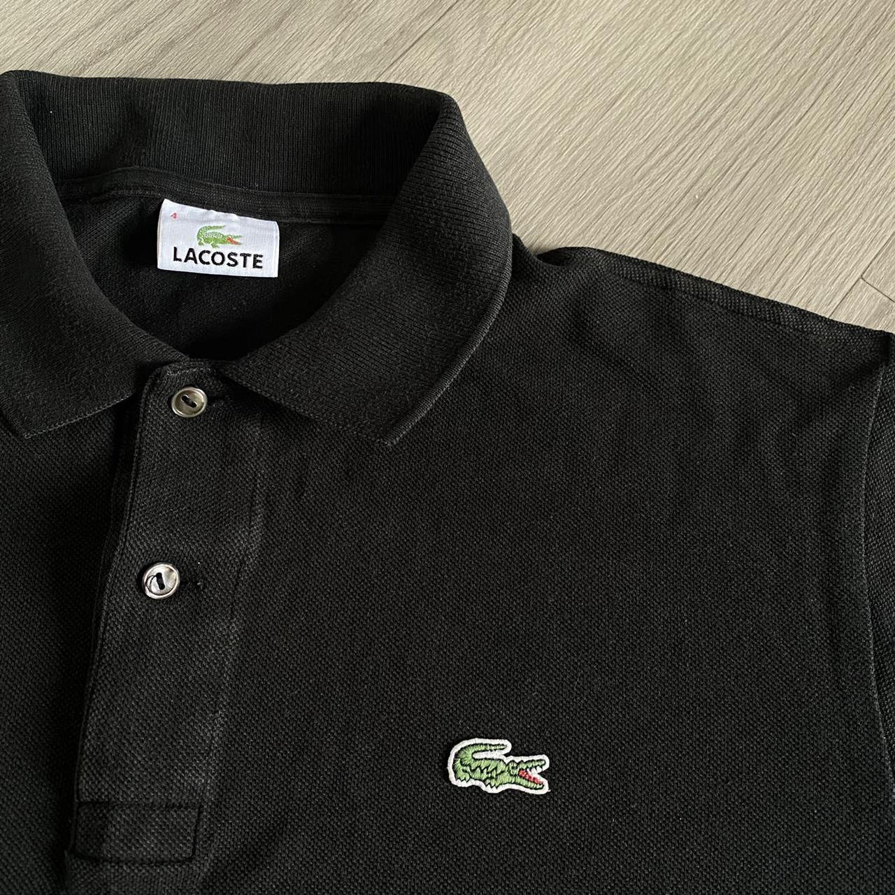 Lacoste Men's Black Polo-shirts | Depop