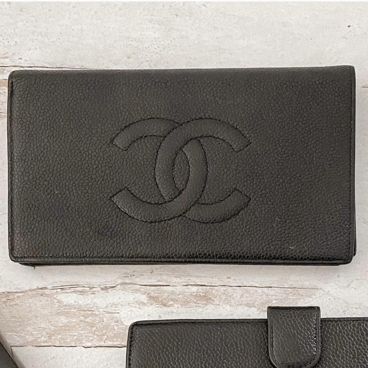 Chanel patent leather mini zip wallet Excellent - Depop