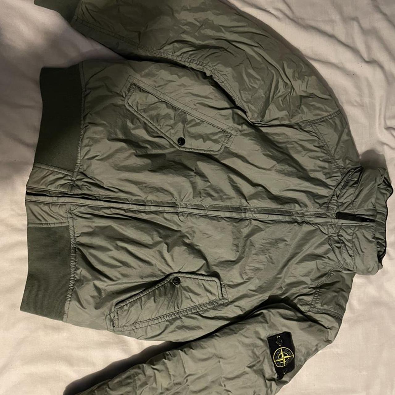 stone island jacket depop