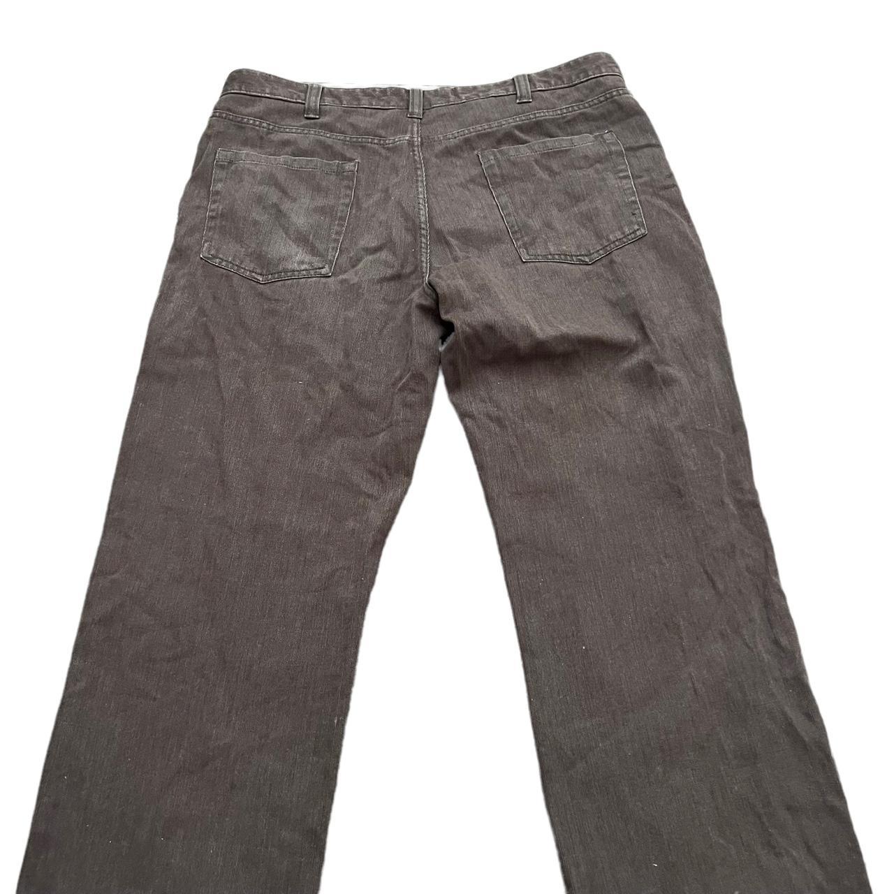 wide leg brown denim vintage jeans ⭐️ measurements... - Depop