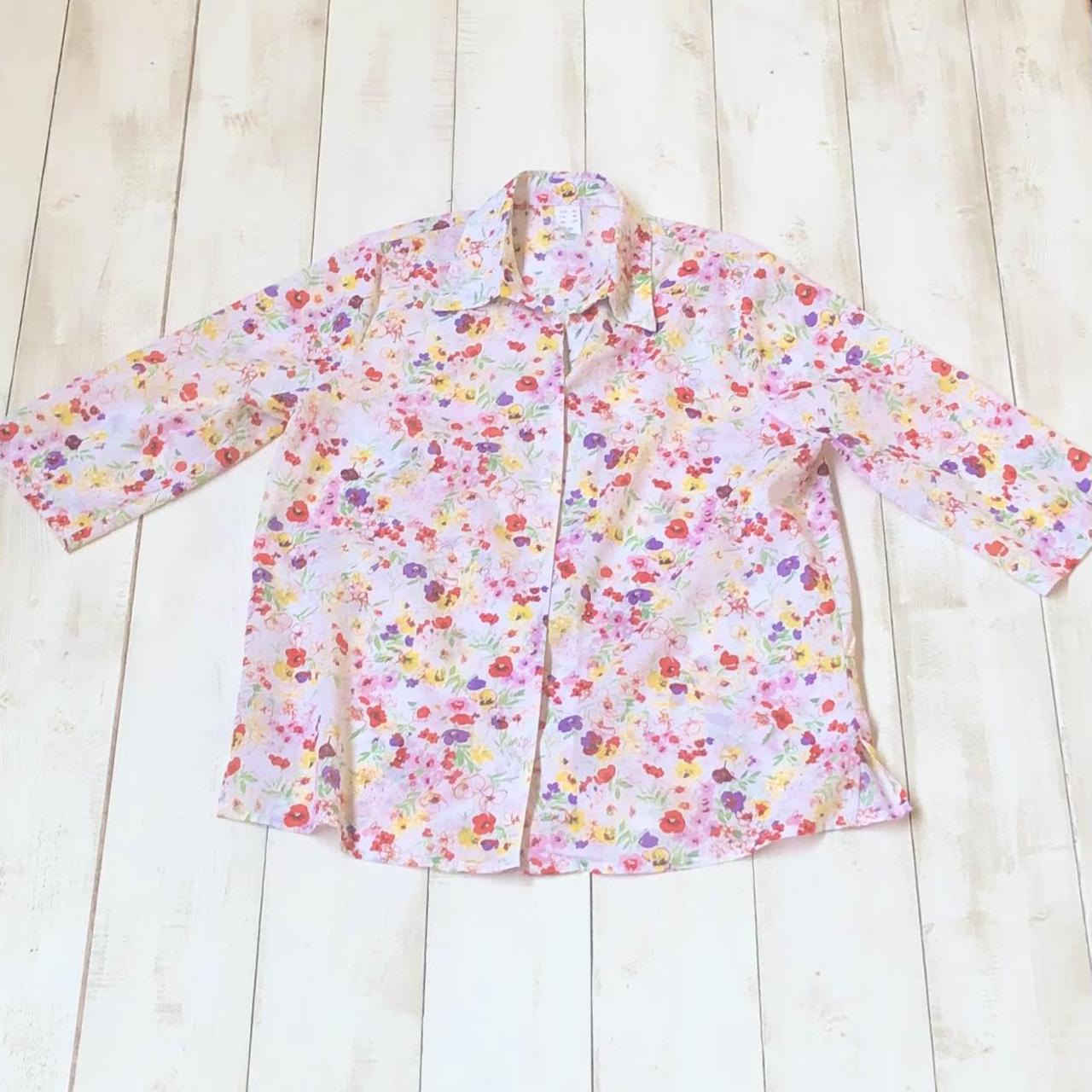 80s floral print