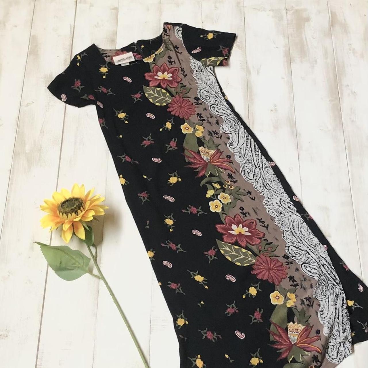 Vintage 90s Grunge dress Black with a super pretty&mldr; - Depop