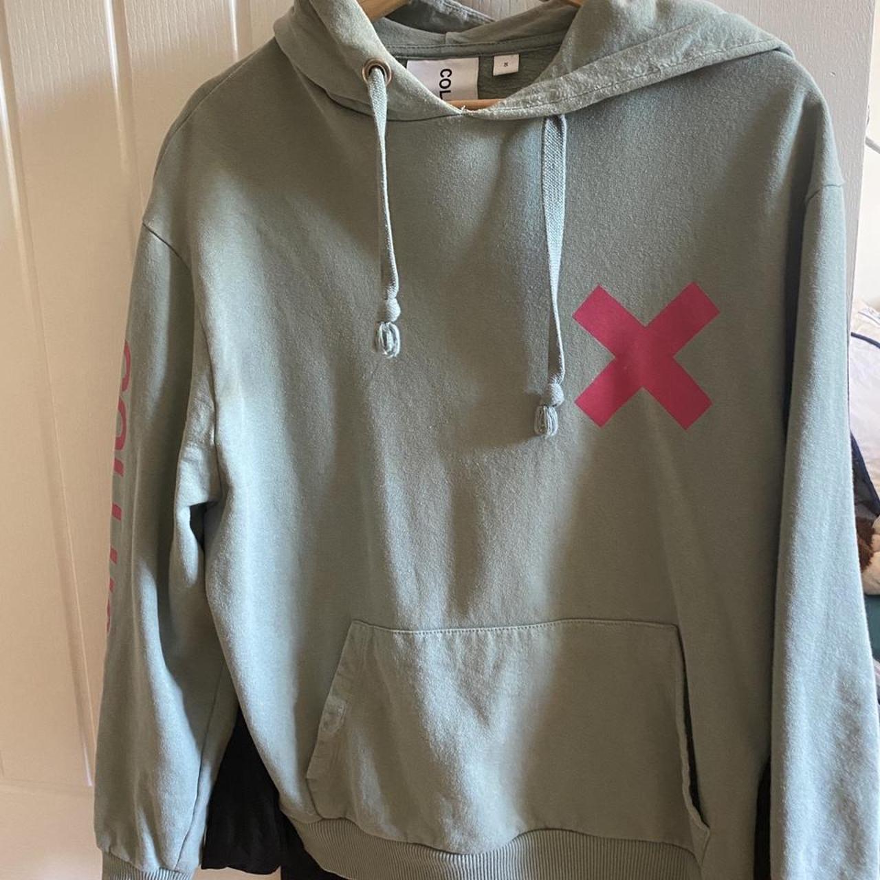 Collusion pale pink hoodie Clearance