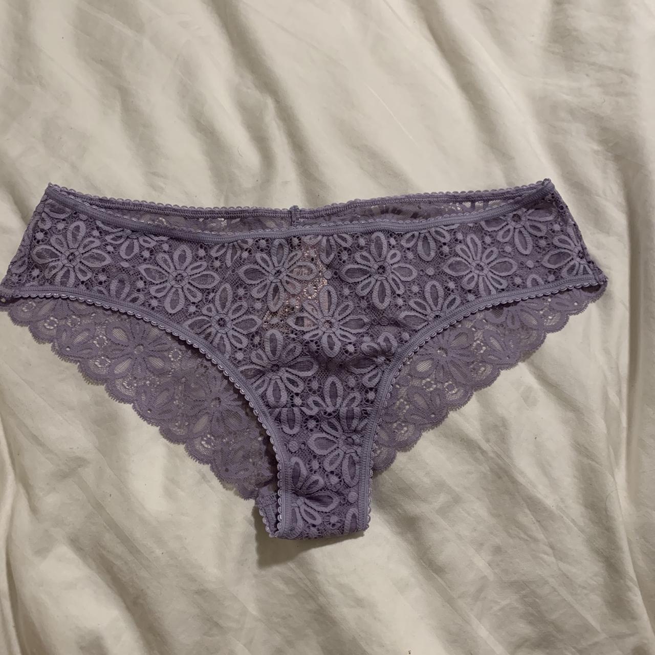 Victoria secret cheeky underwear •NWT •floral lace - Depop