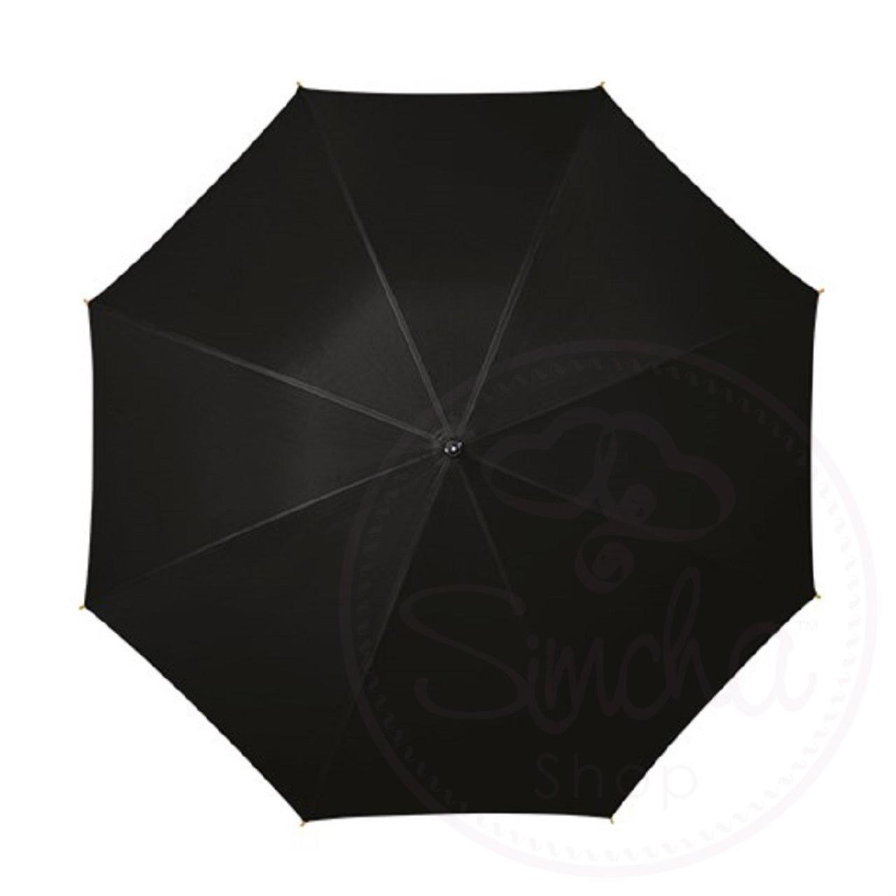 Our Black umbrellas with a wooden handle are perfect... Depop