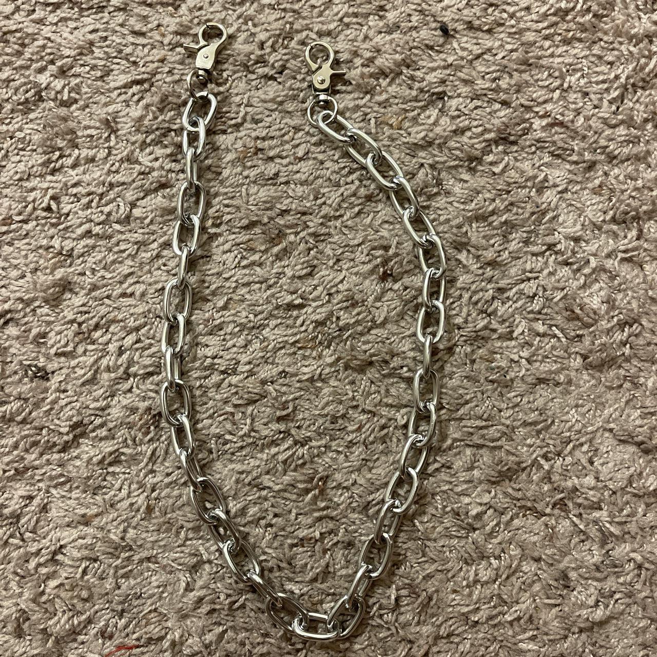 Silver chain for jeans, no rusting perfect... - Depop