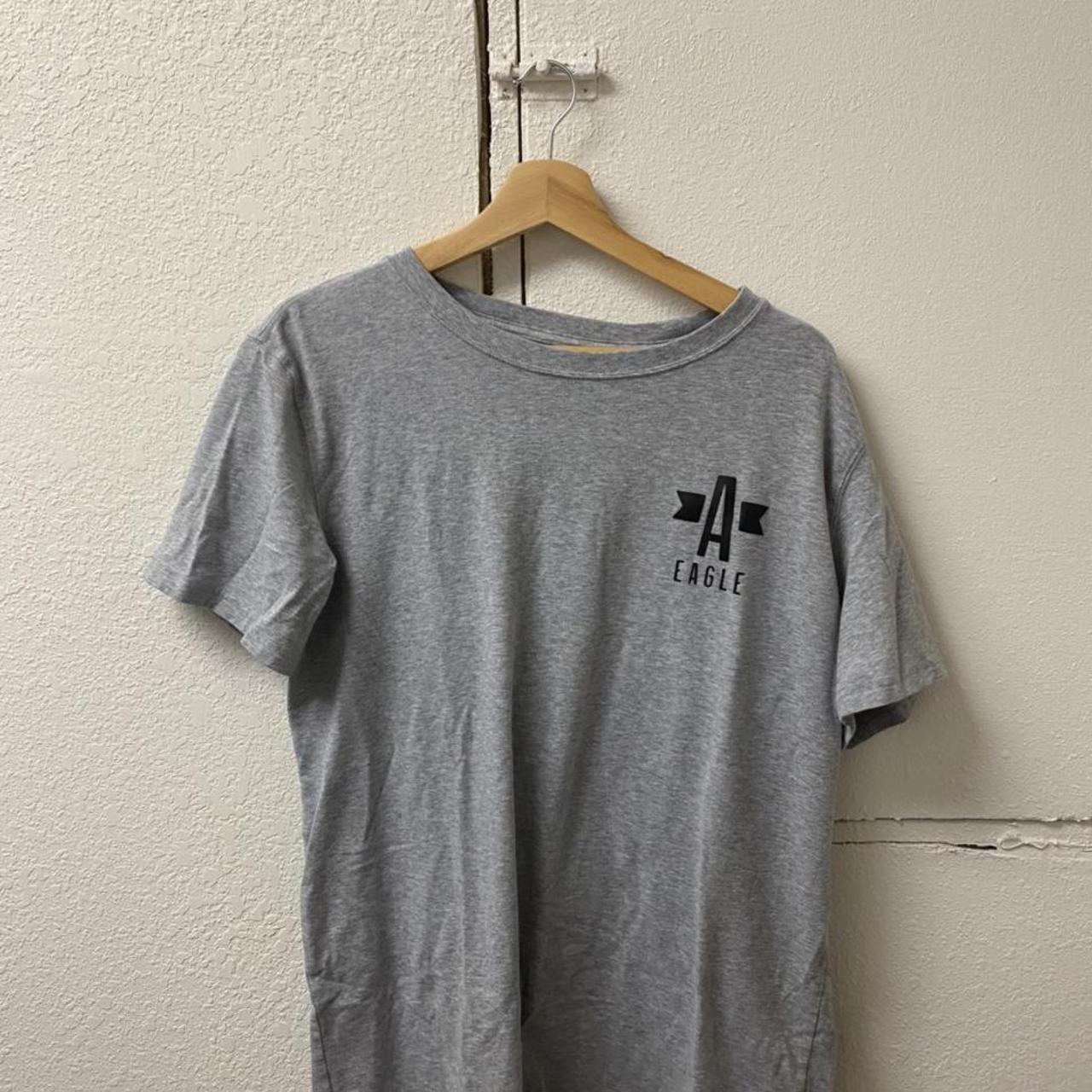 American Eagle Outfitters Men's Grey T-shirt | Depop