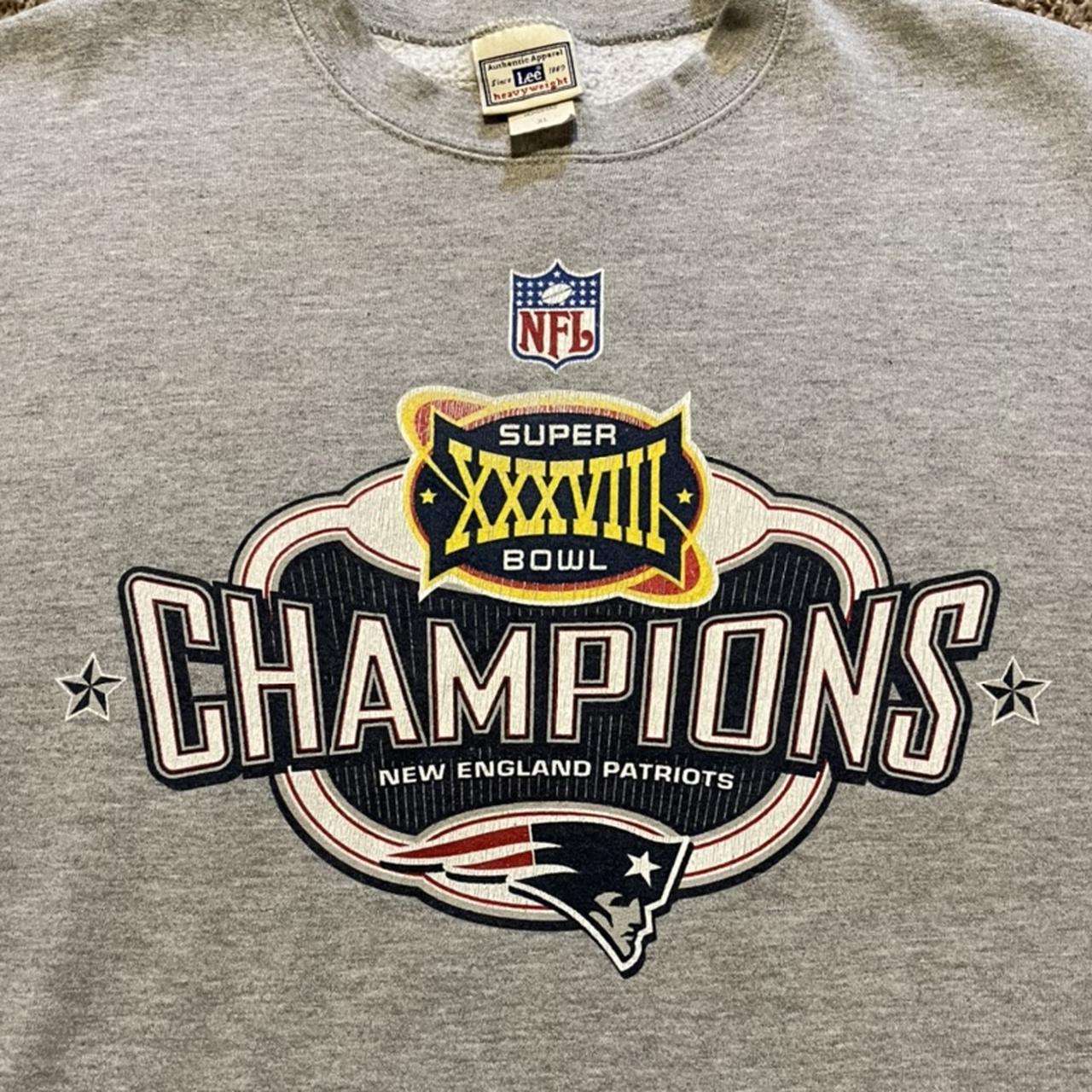 2004 New England Patriots 3x Super Bowl Champions - Depop