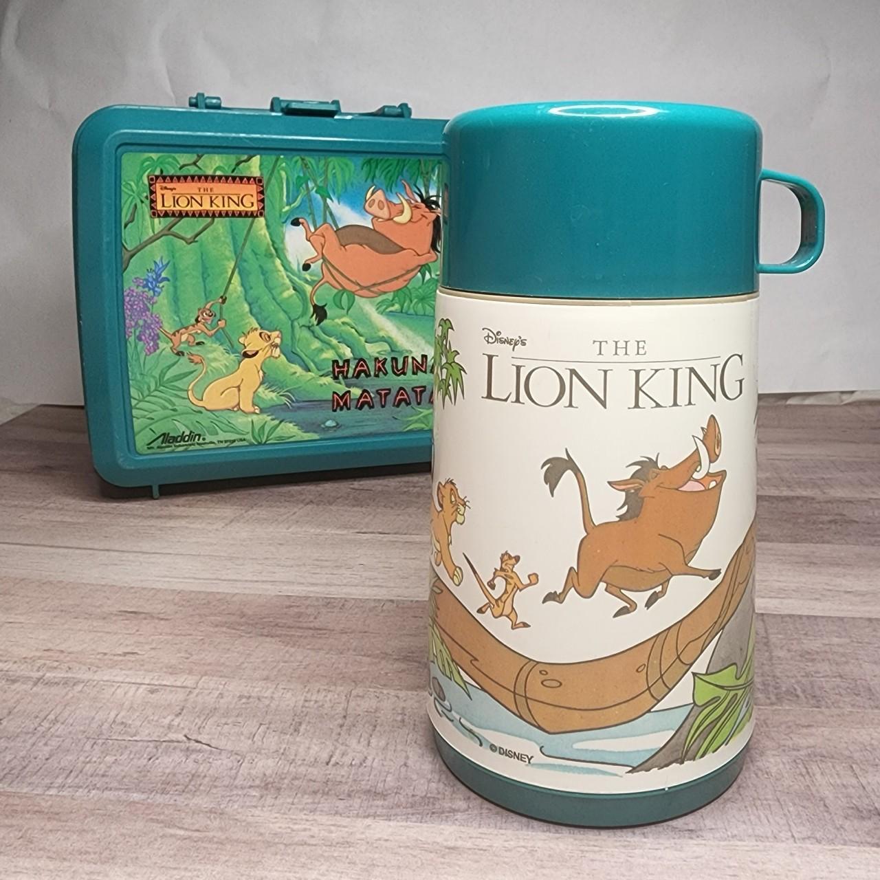 1990s Lion King lunch box with thermos!💙💚