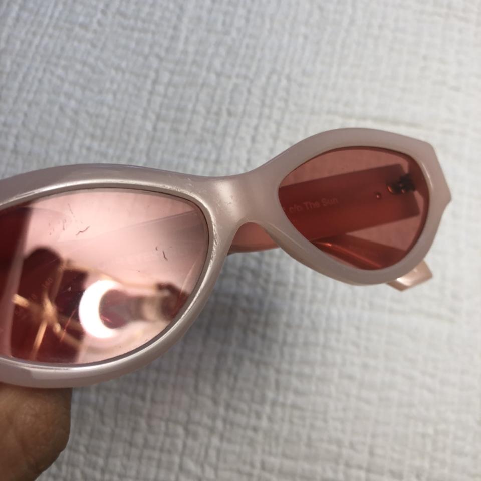 Black cut out sunglasses. Look like Off-White - Depop