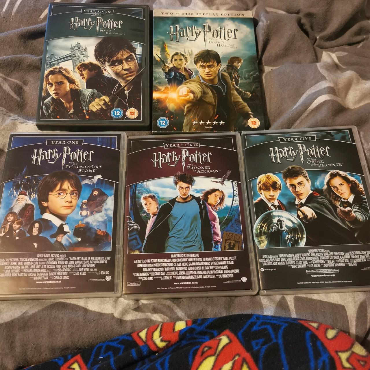 Harry Potter 7 Disk Dvd Set ( Including Deadly... - Depop