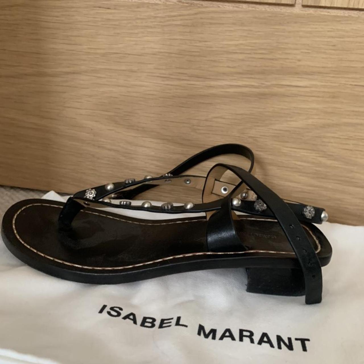 BEAUTIFUL 🤩 Isabel marant black sandals with block... - Depop