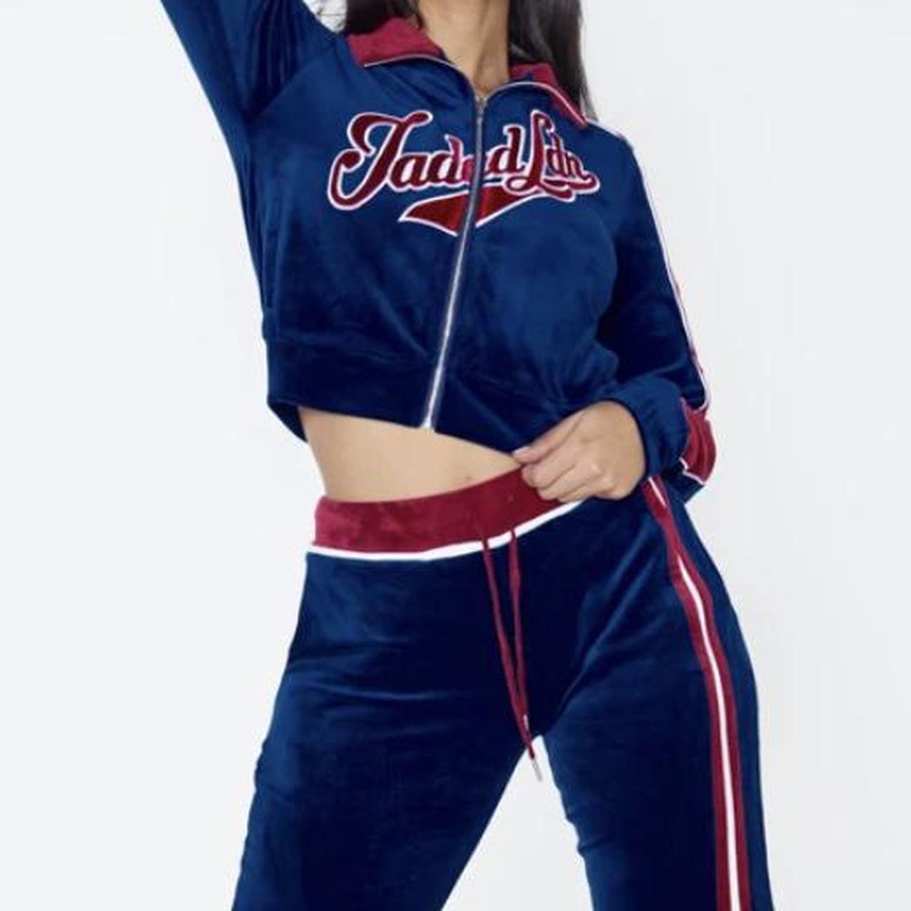 jaded london navy tracksuit