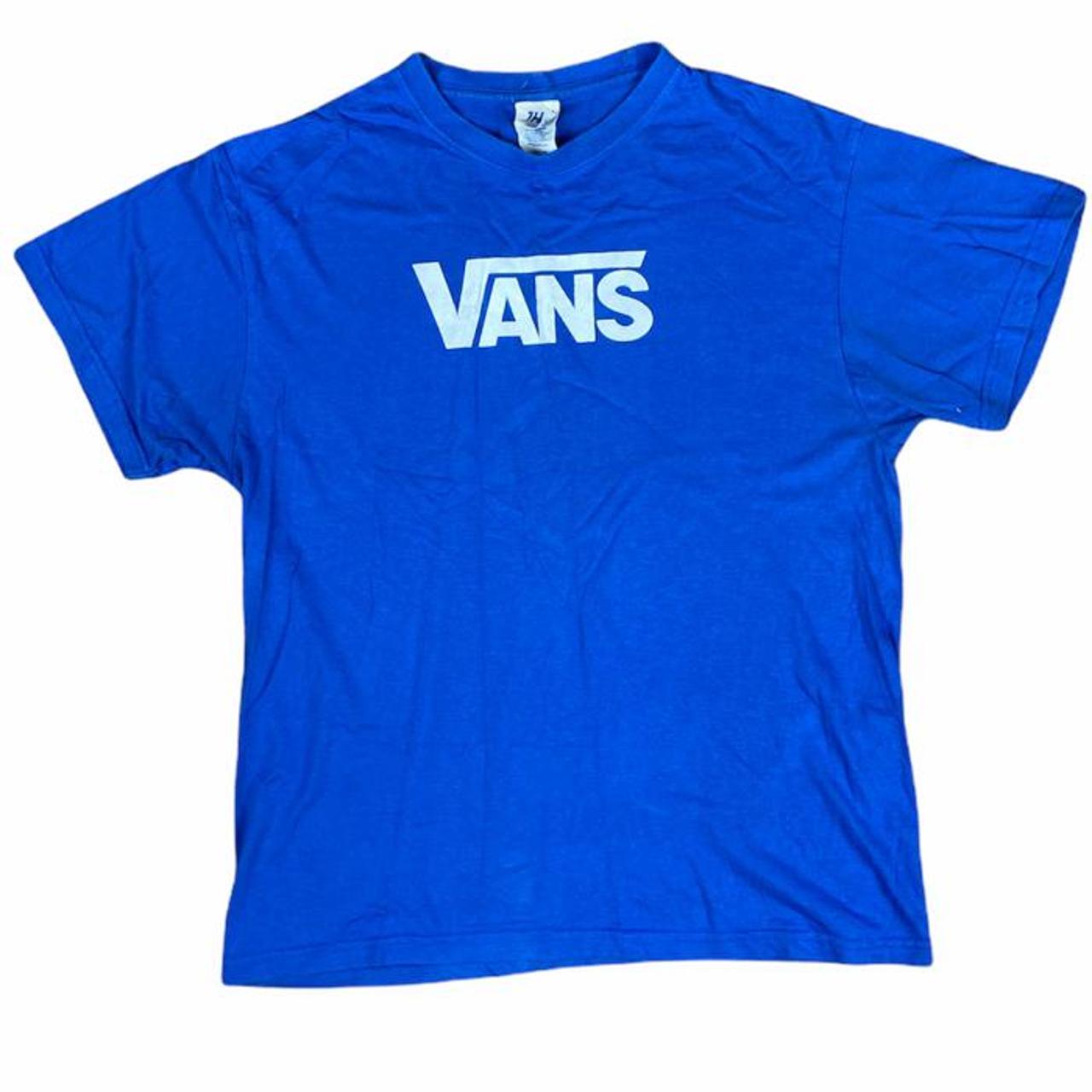 Vans ( JHK ) Blue T Shirt... - Depop